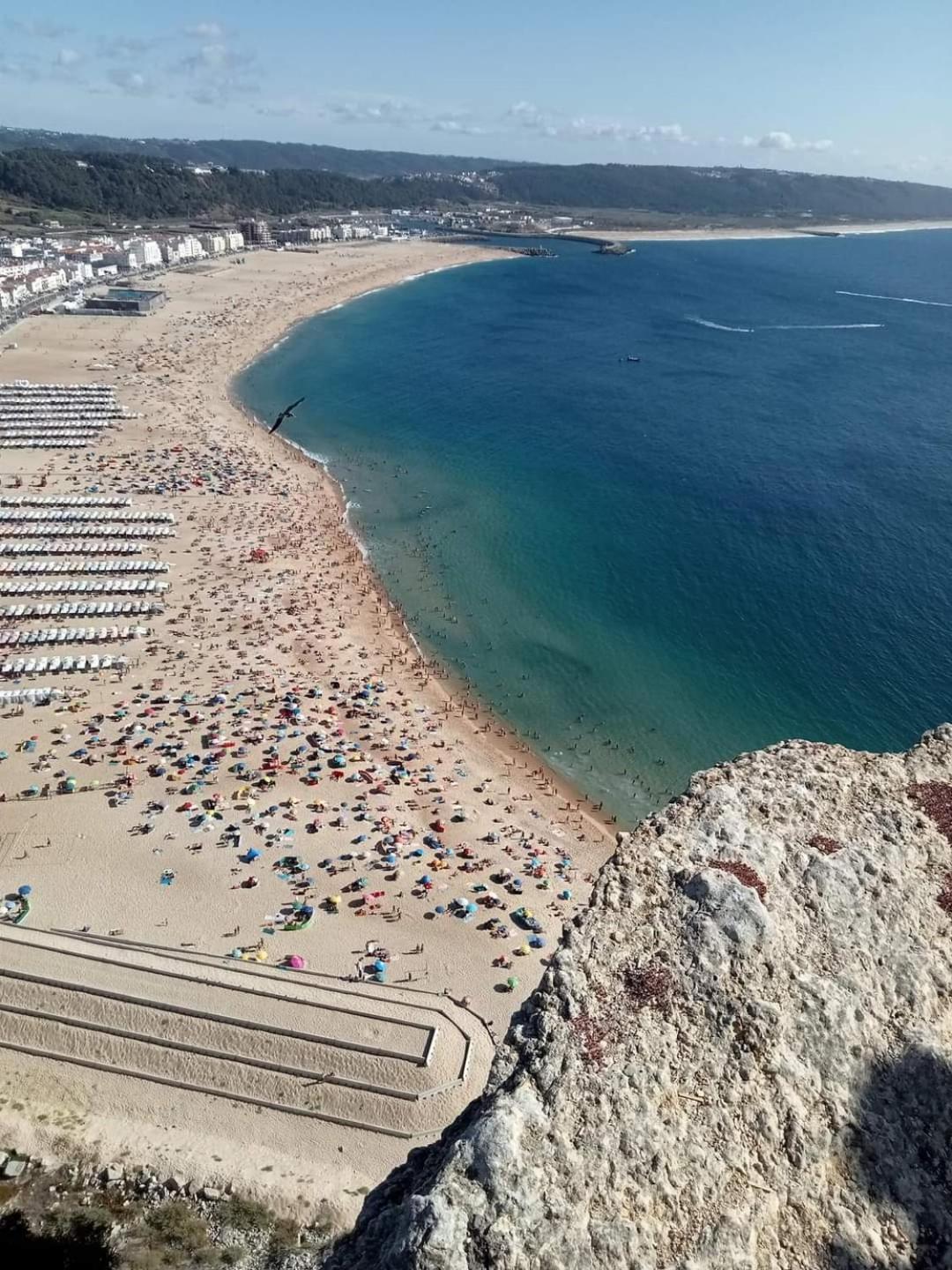 Elegant Sea View Apartment Nazaré Exterior foto